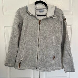 Women’s Columbia Grey Knit Jacket Size M